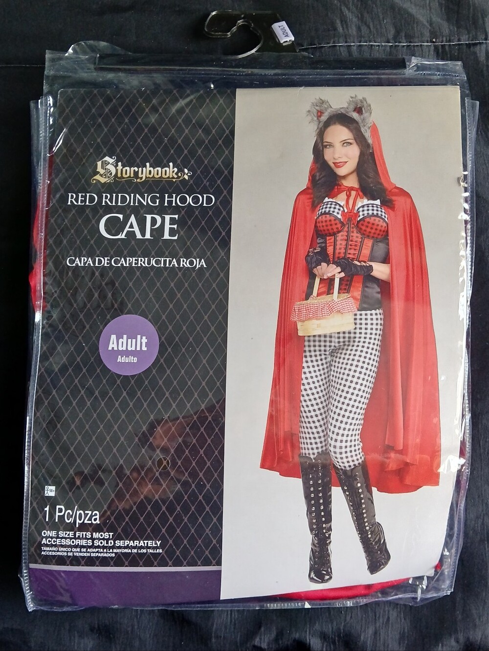 Red Riding Hood Cape - Red One Size